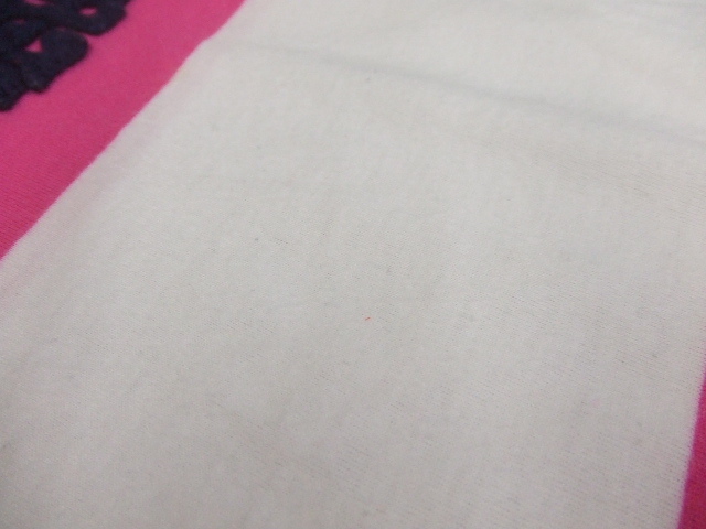 【お買得】★RALPH LAUREN/ラルフローレン★女の子用半袖ワンピース　白×ピンク　120サイズ_画像6