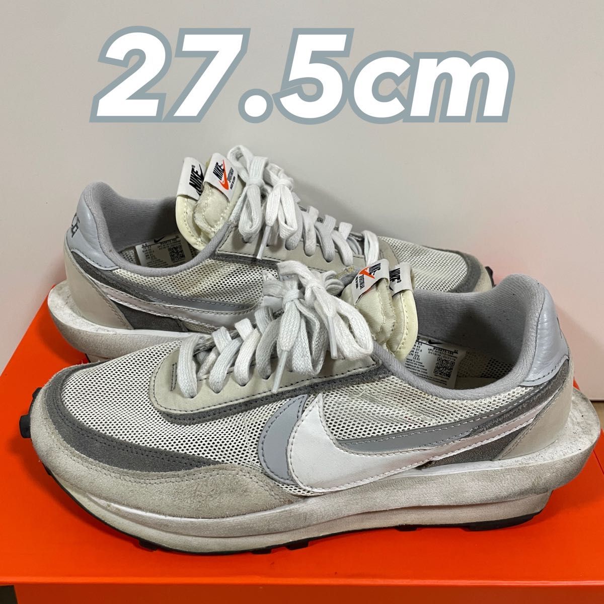 NIKE LD WAFFLE SACAI WOLF GREY BV0073-100 ナイキ LD ワッフル サカイウルフグレー