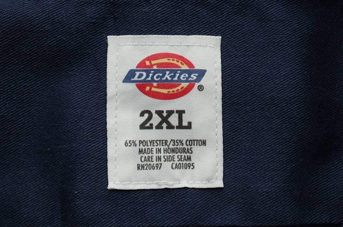 4596/Dickies 半袖 ワークシャツ 2XL●洗濯プレス済●ネコポス可●刺繍 フィリックス FELIX STREET PUMP 17 LADDERディッキーズ 古着_画像8