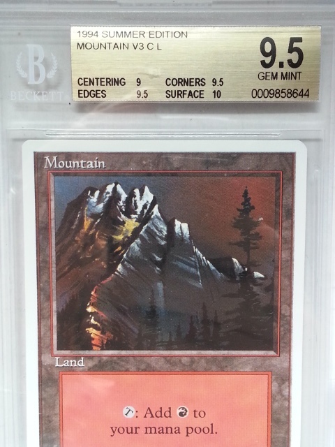 28750円 ○MTG○ サマーマジック エドガー 山(英語 BGS 9.5 GEM 28750円 ○MTG○ サマーマジック エドガー 山(英語 BGS 9.5 GEM