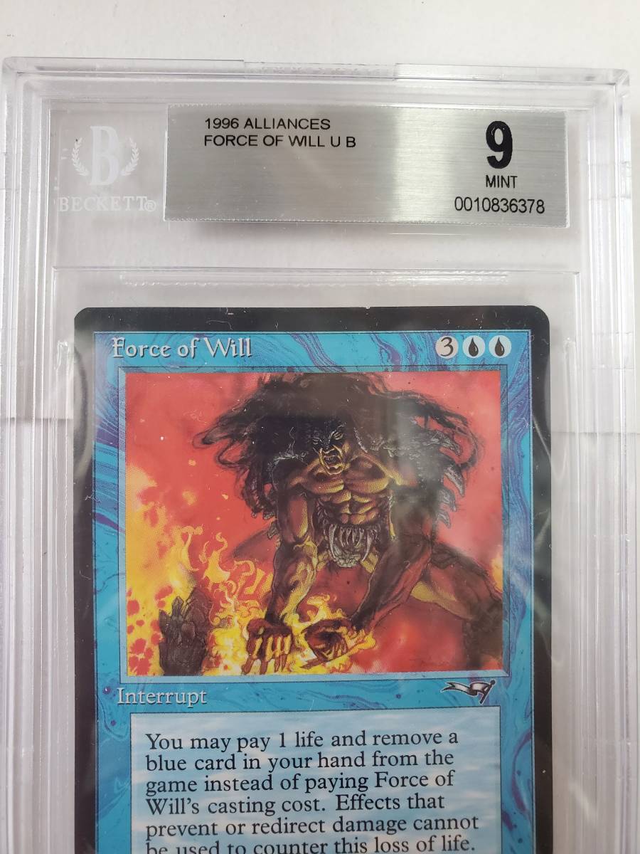 ●MTG● AL Force of Will(英語 BGS 9 MINT)_画像2