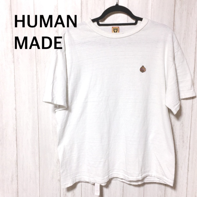 HUMAN MADE Tシャツ/ヒューマンメイド スラブ生地 ワンポイント ハート