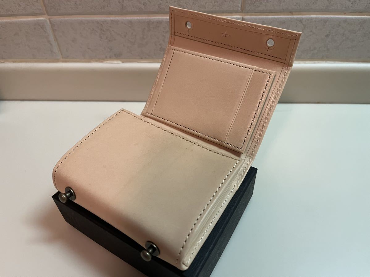 ☆エムピウ m+ ミッレフォッリエⅡ TAN27(ヌメ) 右利き用 新品未使用