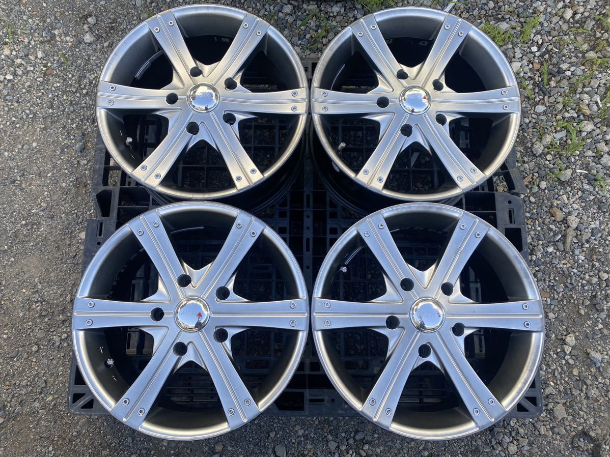 18x8.5J PCD 150 5H ET +53 MKW MK-150S アルミホイル 4本 セット ランクル等_画像1