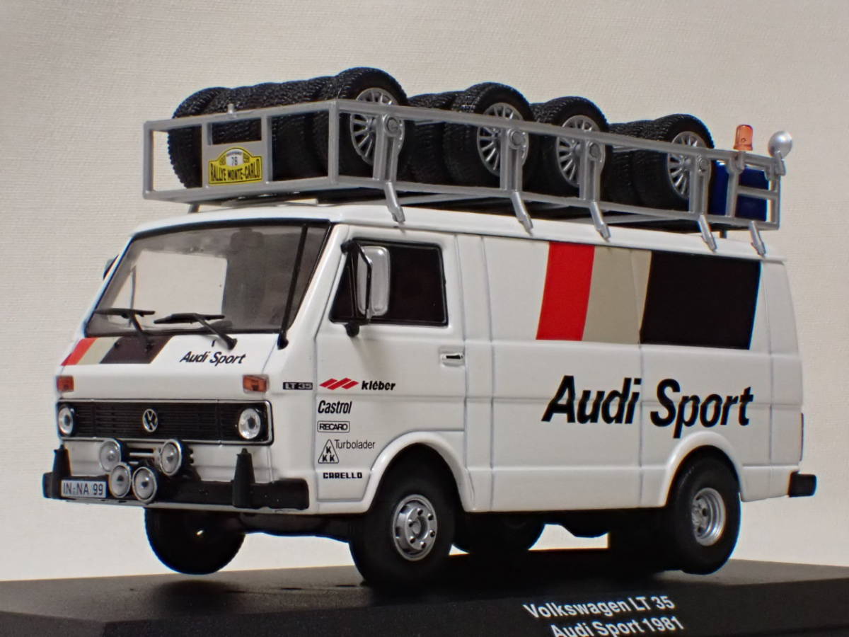レア！1/43 VW LT35 アウディ・スポーツ　サポートカー　Volkswagen LT35 Audi Sport 1981 Rally Assistance