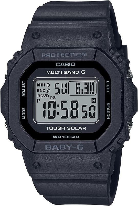 サイズ交換ＯＫ】 カシオ CASIO BGD-5650-1JF ソーラー電波 スクエア