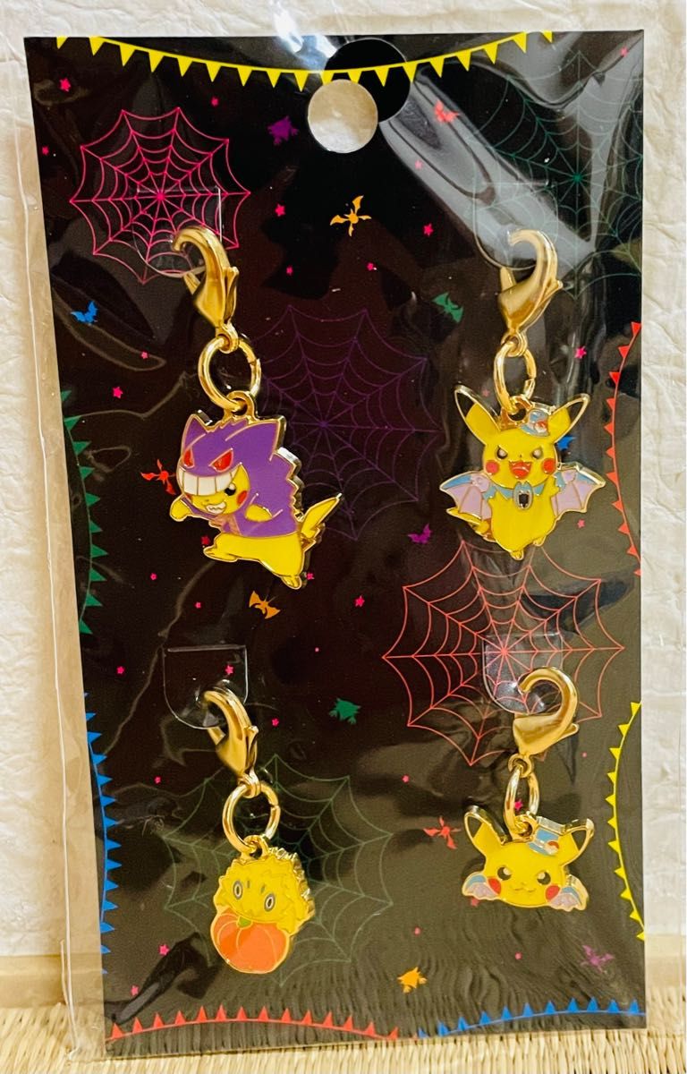 キャラクター メタルチャーム ゾロア ハロウィンハーベストフェスティバル ポケモンセンターオリジナル メタルチャームセット Halloween