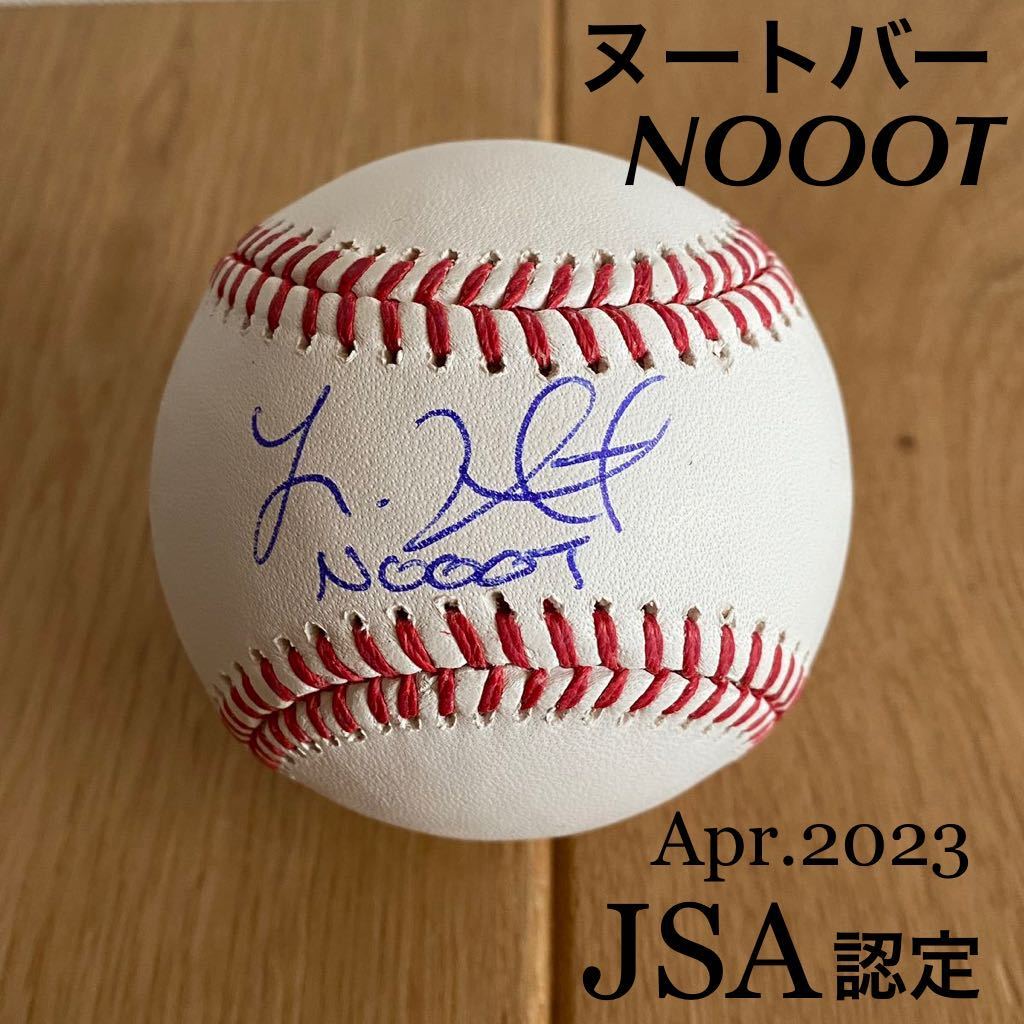 WBC 日本代表 ラーズ ヌートバー 直筆サイン フォト JSA鑑定付 限定