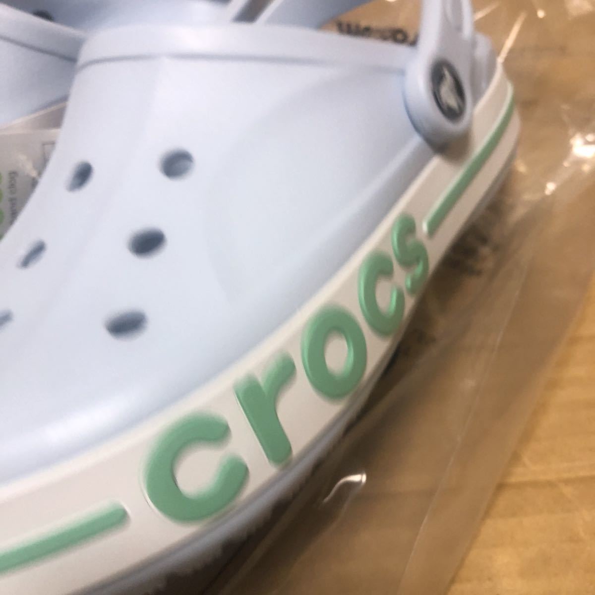 送料無料【25cm】バヤバンド クロッグ クロックス BAYABAND CLOG CROCS カラー: Mineral Blue / Pistachio ミネラルブルー ピスタチオ_画像6