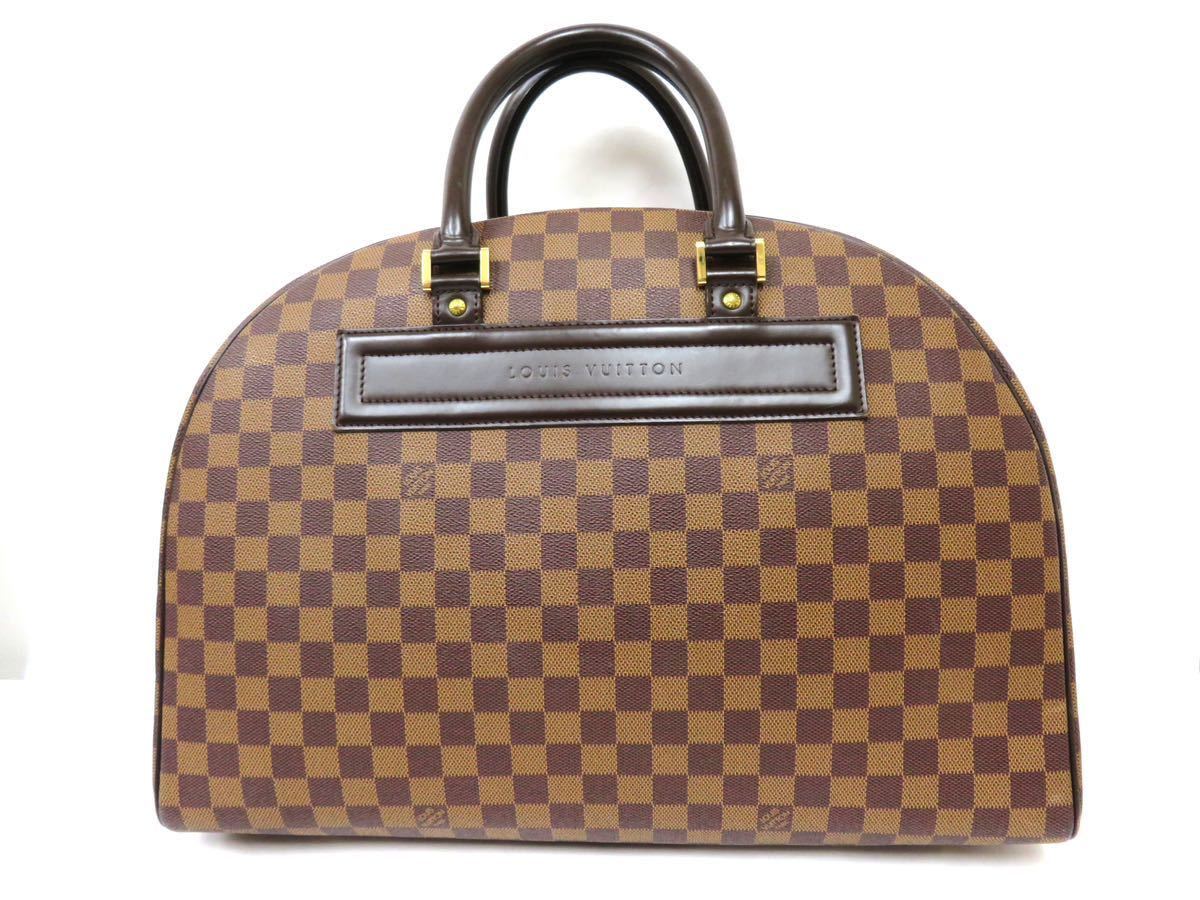 LOUIS VUITTON　人気！ルイヴィトン ダミエ ノリータ ハンドバッグ N41454 ボストンバッグ 大きめバッグ_画像1