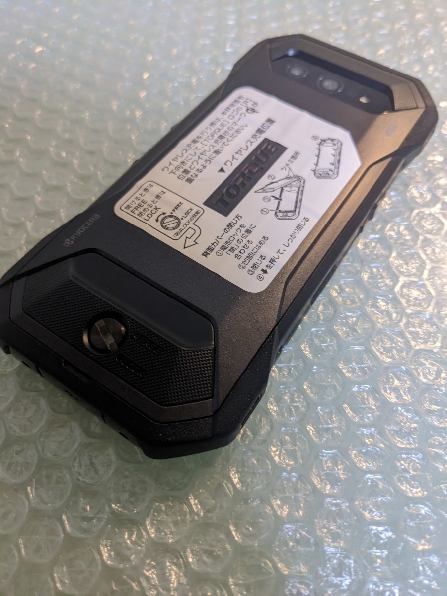 日本限定モデル】 TORQUE 5G KYG01 au SIMフリー 黒 ブラック