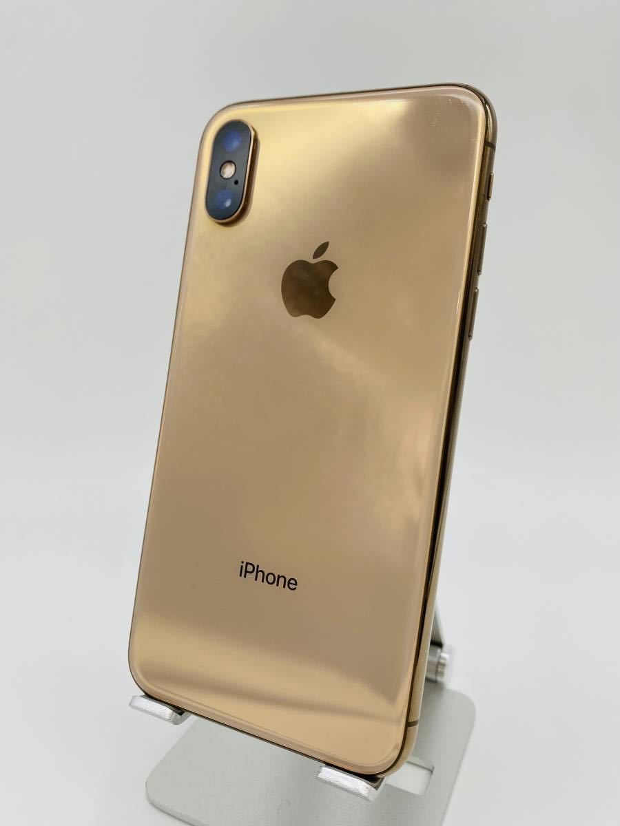 iPhoneXS・Gold 256GB・SIMフリー・付属品有・FaceID不可-