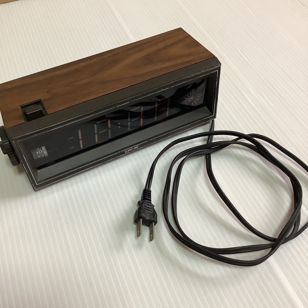 当時物 田村電機 ルミタイム LUMITIME 光デジタル目覚まし時計 当時物 田村電機 ルミタイム LUMITIME 光デジタル目覚まし時計