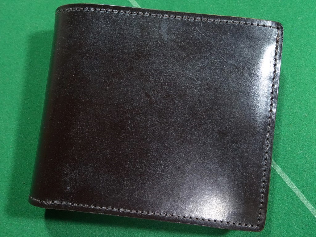 * Porter CASINO Casino Britain b ride ru leather material 2. folding . card purse dark brown unused!!!*