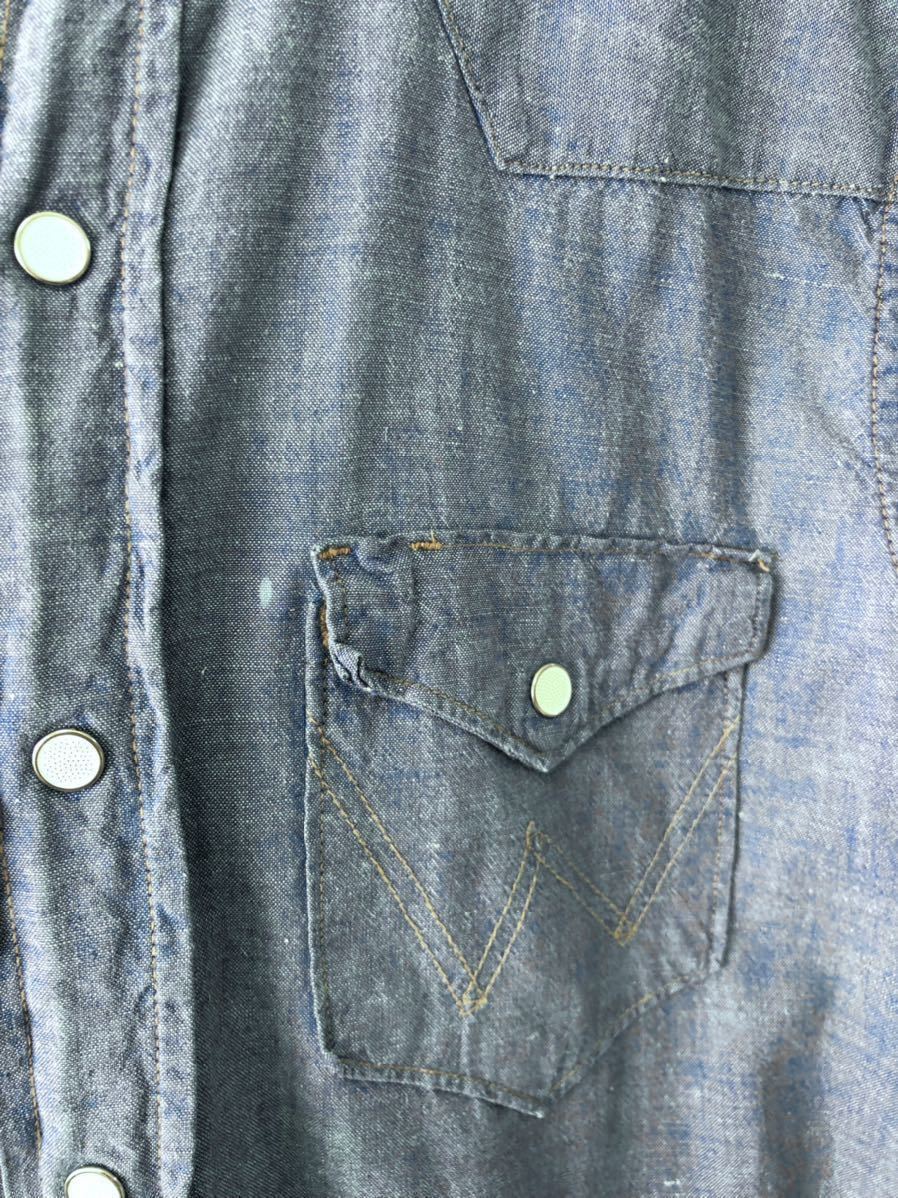60's USA製 WRANGLER VINTAGE イチゴボタン ラングラー 60's USA製 WRANGLER VINTAGE イチゴボタン ラングラー