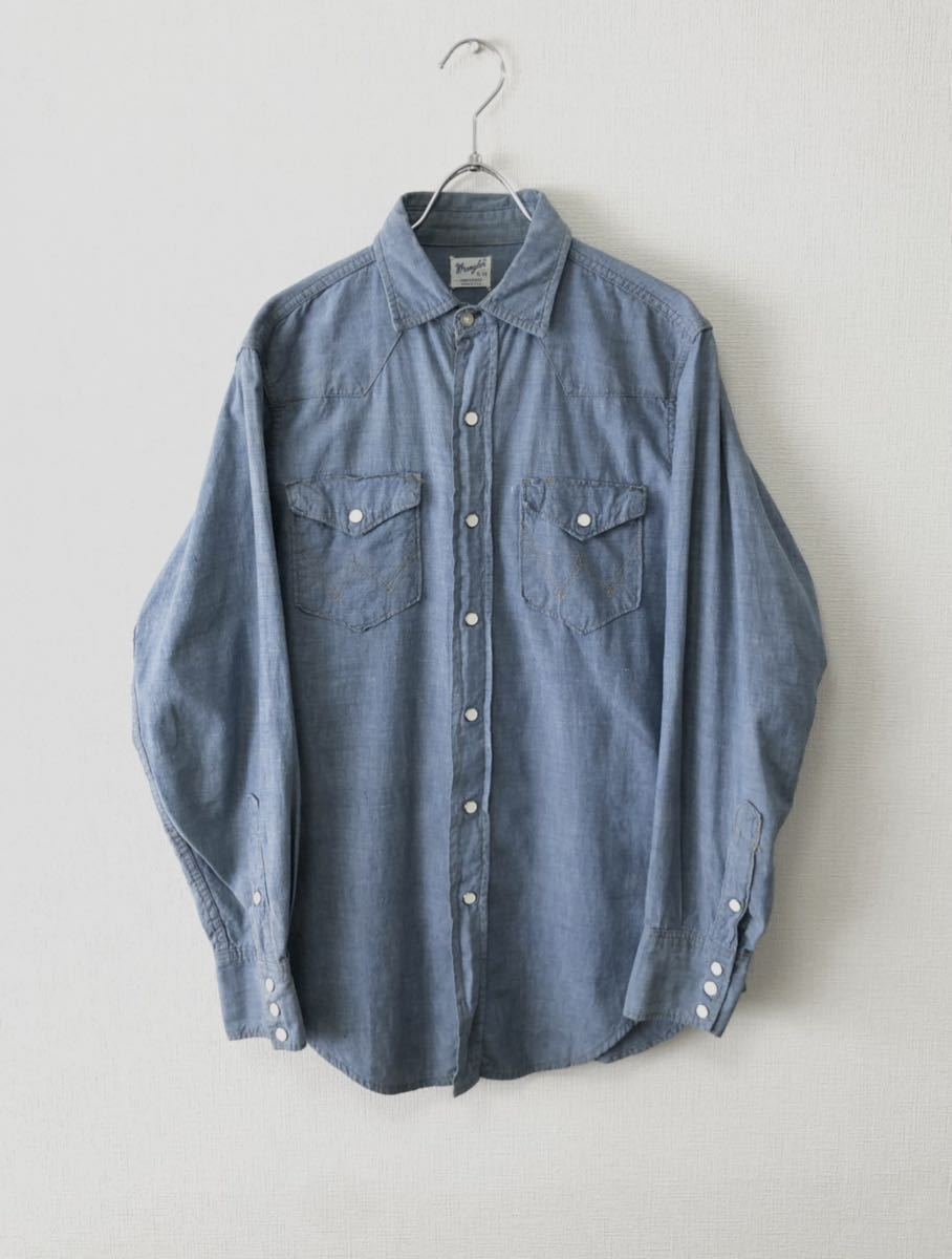 60's USA製 WRANGLER VINTAGE イチゴボタン ラングラー 60's USA製 WRANGLER VINTAGE イチゴボタン ラングラー