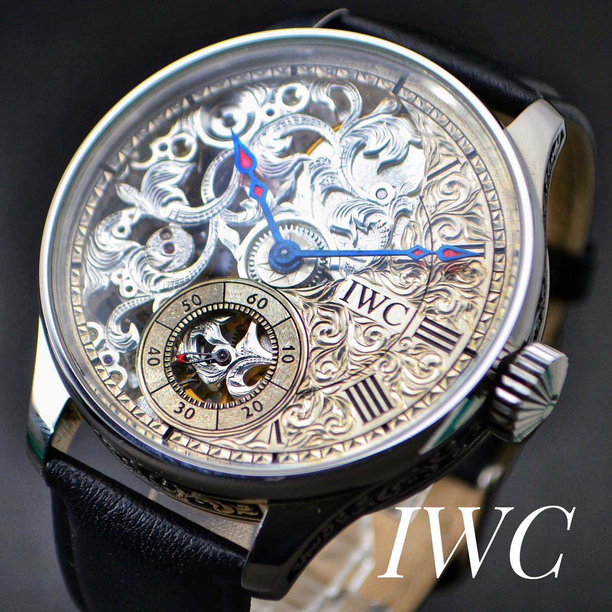 非売品 IWC シャフハウゼン 手巻 アンティーク スケルトン メンズ 腕時計 ヴィンテージ 極上の逸品 1910's シャウハウゼン ポルトギーゼで有名 その他
