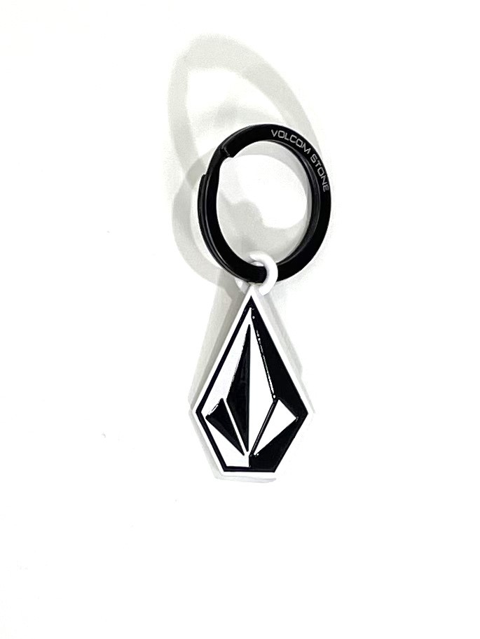 VOLCOM ボルコム D67322JDBLK② キーホルダー StoneKeyChain ストーンロゴ Logo 鉄製 チャーム アクセサリー ヴォルコム 新品即決 送料無料_画像2