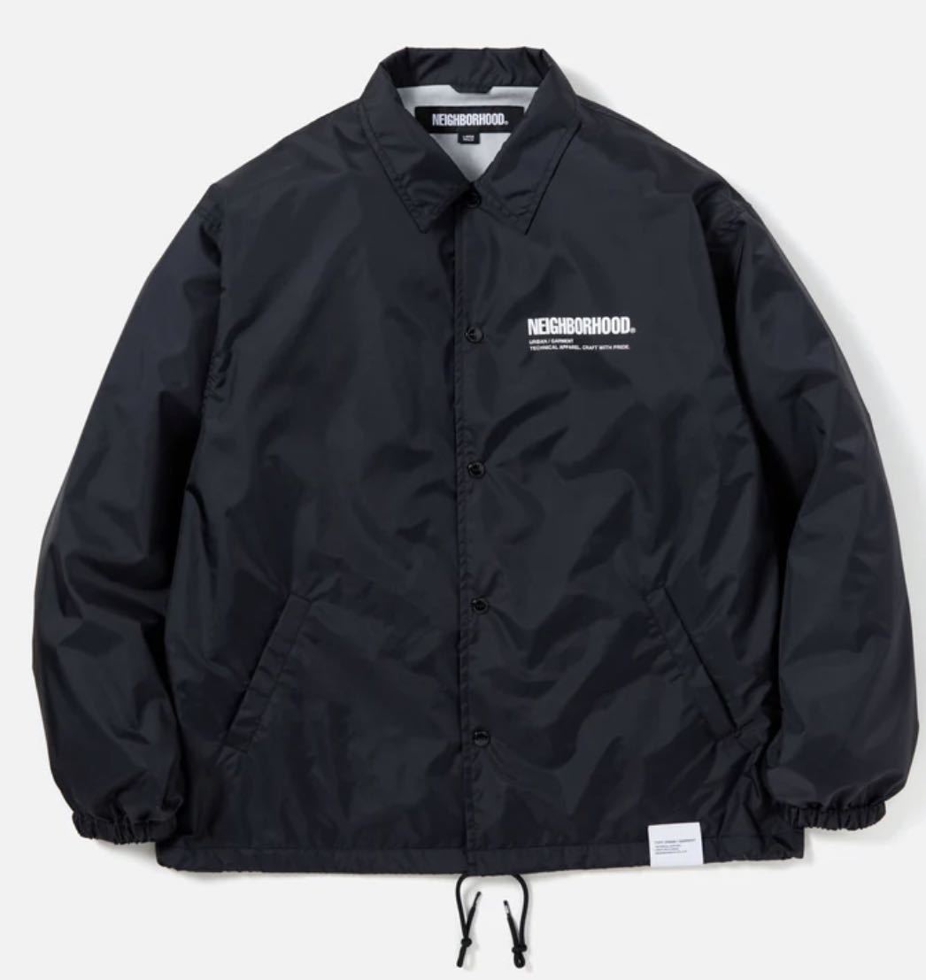 人気提案 黒M NEIGHBORHOOD WINDBREAKER JACKET コーチジャケット