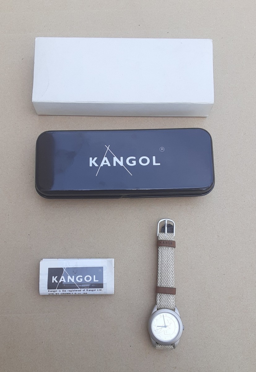 【ジャンク品】動作未確認 KANGOL 腕時計 MOVT-7630-K24989-KA メンズ腕時計 アナログ コレクション カンゴール_画像5