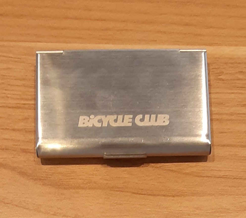 BiCYCLE CLUB 付録 ステンレス 名刺ケース カードケース雑貨 コレクション 名刺入れ カード入れ バイシクルクラブの画像2