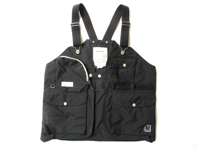 2023SS NORDISK NYLON CAMP VEST キャンプベスト ブラック /ノル