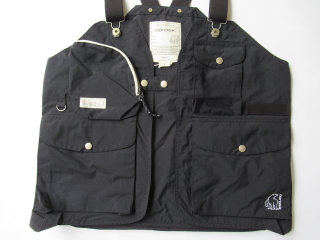2023SS NORDISK NYLON CAMP VEST キャンプベスト ブラック /ノル