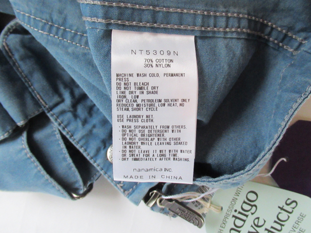 2023SS THE NORTH FACE PURPLE LABEL Indigo Field Overalls W32 2023SS THE NORTH FACE PURPLE LABEL Indigo Field Overalls W32