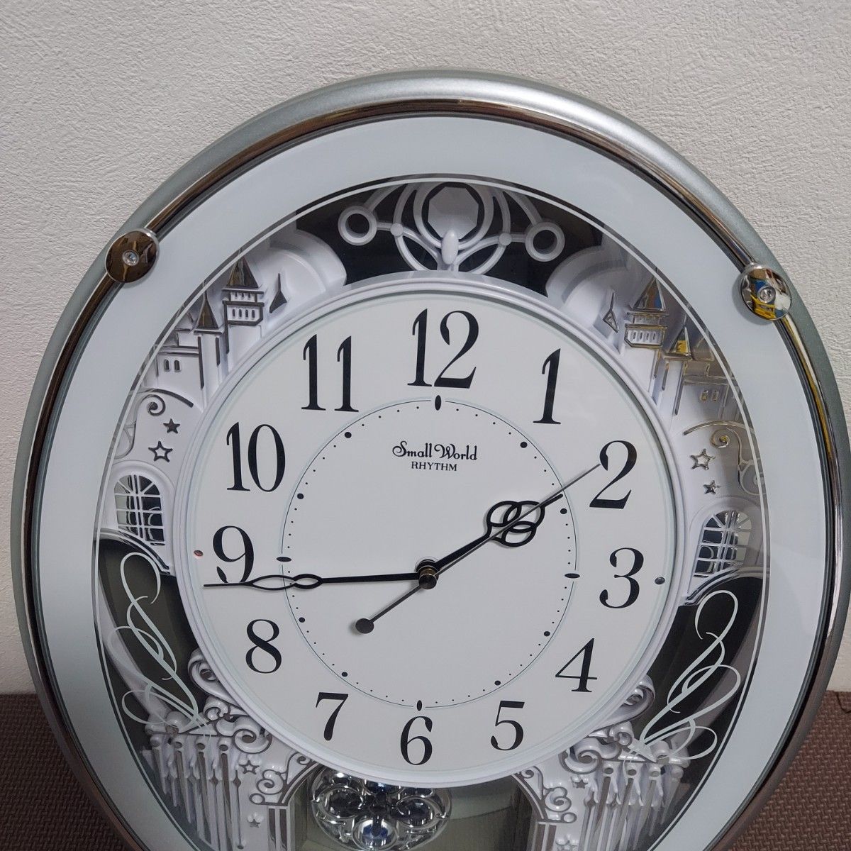 リズム時計 スモールワールド プラウド 4MN523RH　掛時計