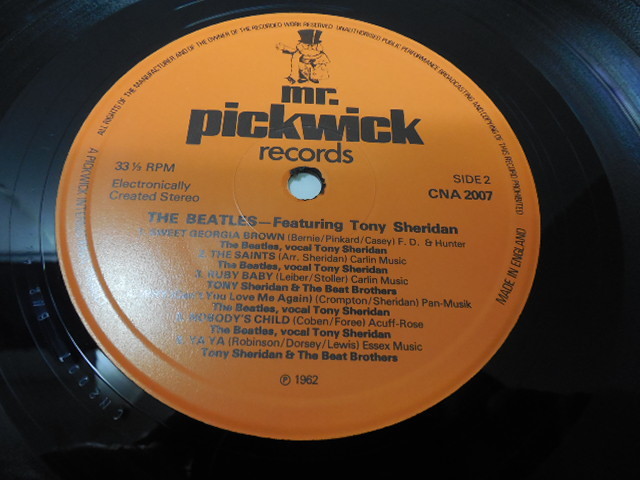 THE BEATLES・ザ・ビートルズ / Featuring Tony Sheridan (UK盤) 　 　 LP盤・CNA 2007_画像9