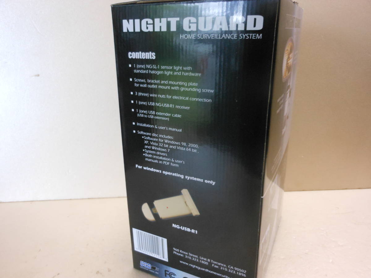 〇　照明器具　NIGHT GUARD　　HOME SURVEILLANCE SYSTEM_画像5