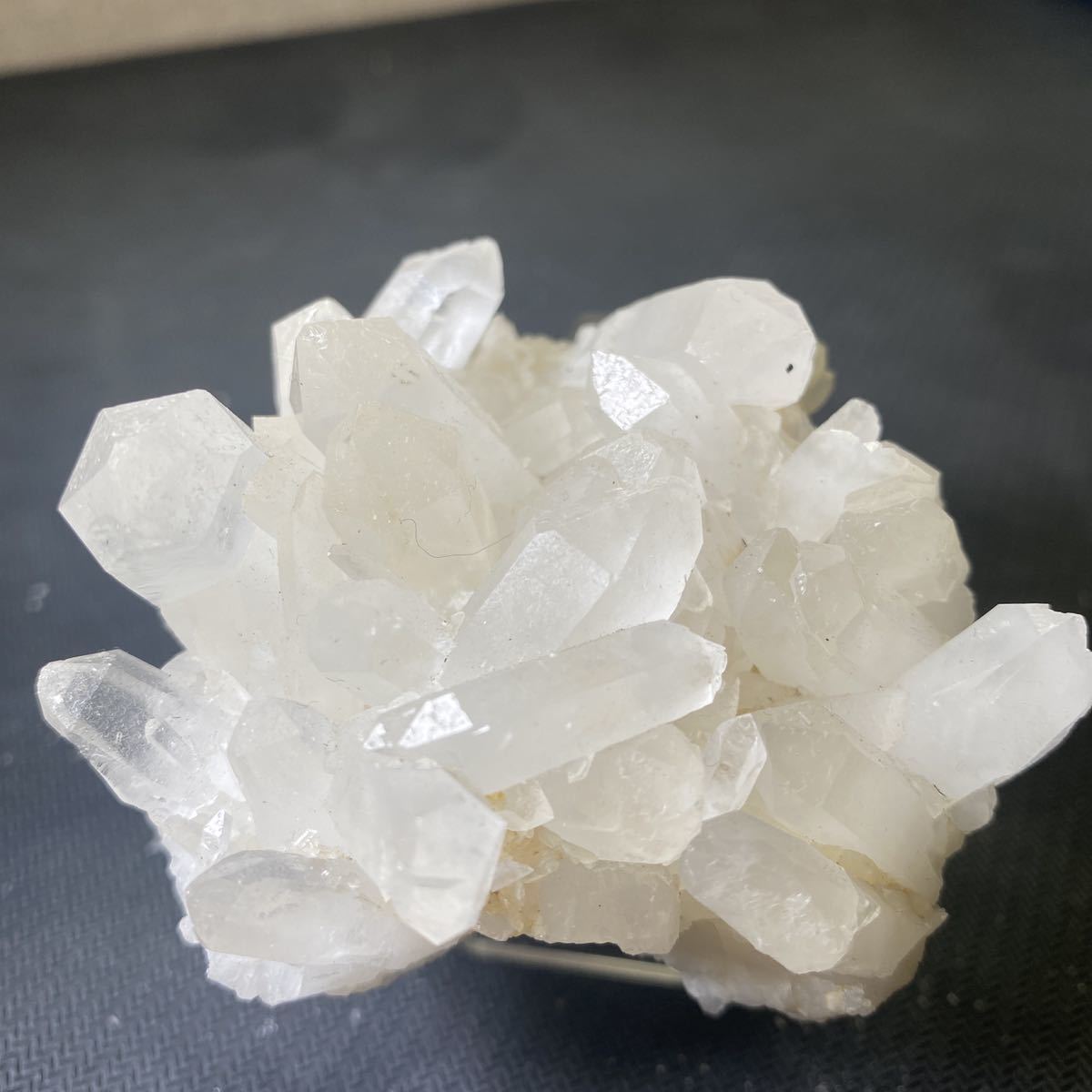 純天然無酸ブラジル産白い水晶クラスター(幸運水晶原石- JChere雅虎