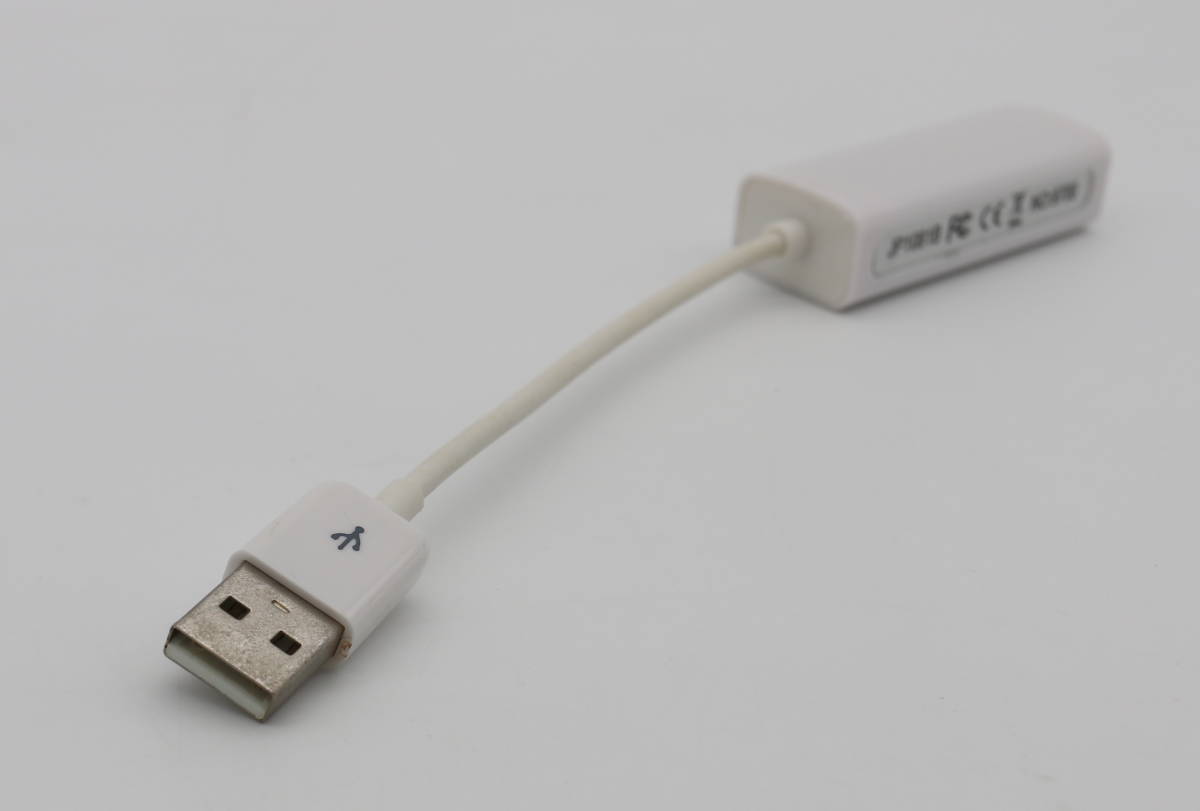 USB2.0 Type-A to LAN 変換アダプタ USB2.0 Fast Ethernet Adapter 動作未確認_画像3