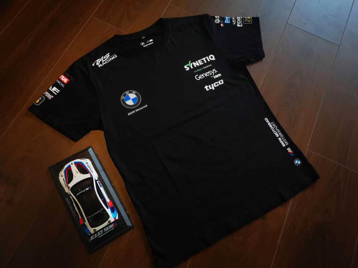 ★新品★BMW M★モータースポーツ ロゴ Tシャツ メンズ 半袖 ロゴ★Lサイズ_画像6