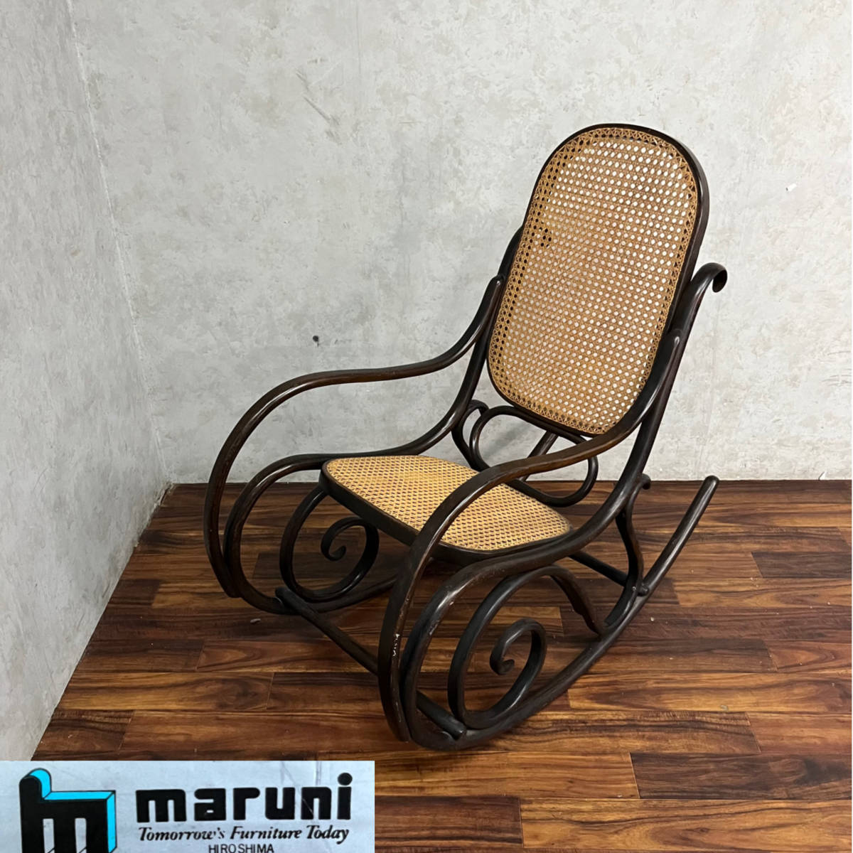 ヤフオク! - WY3/48 オールドマルニ maruni ロッキングチェ...