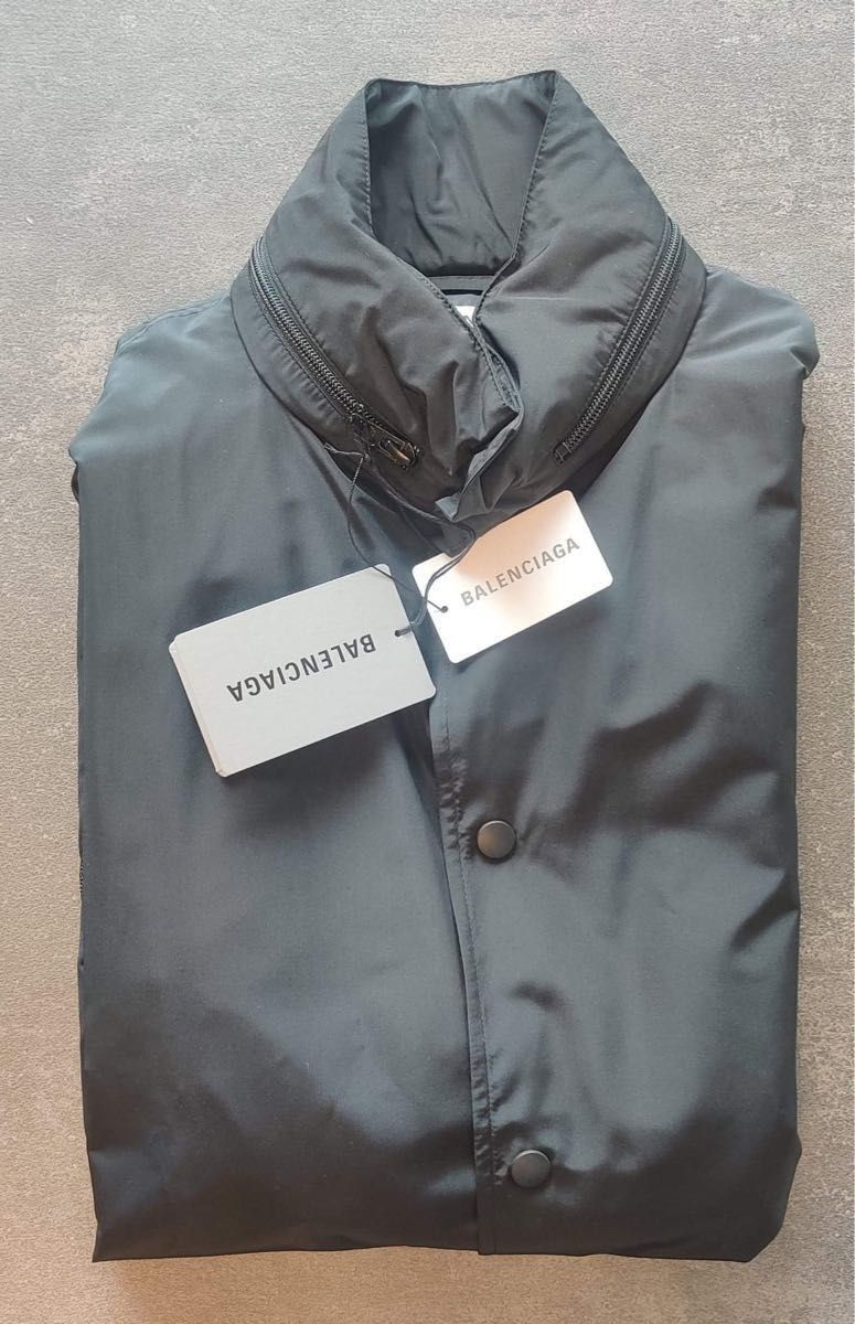 【新品】BALENCIAGA ウインドブレーカー レインコート ロゴ