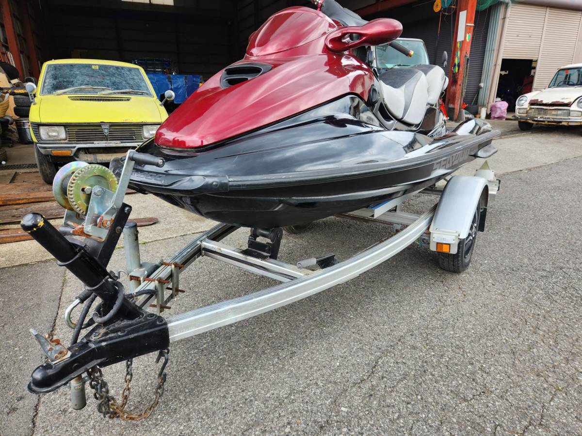 「シードゥー SEADOO　GTX　水上オートバイ　ジェットスキー　トレーラーセット　検査査証付き　」の画像3