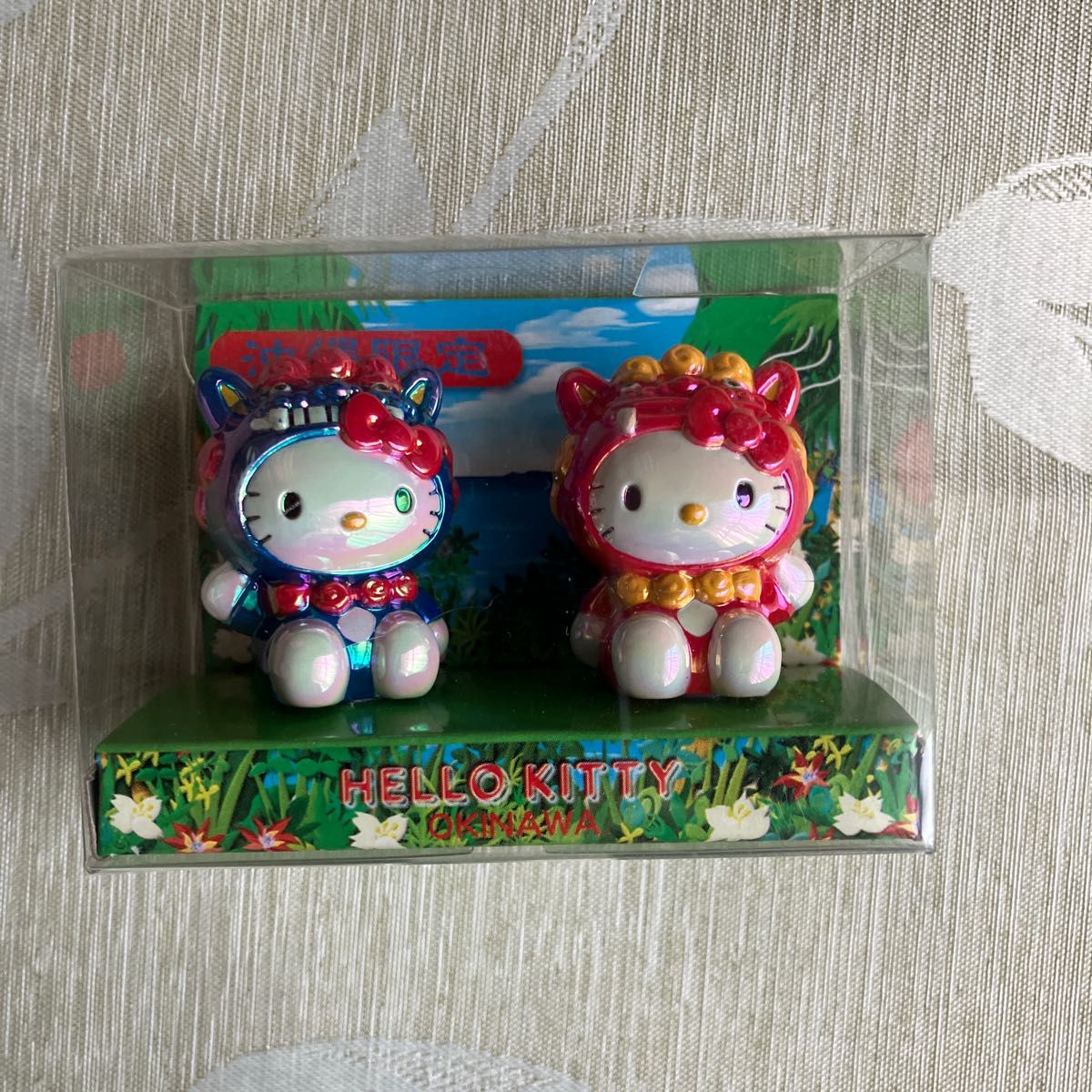 未使用 サンリオ キティちゃん 沖縄限定 土産 置物 シーサー 未使用 サンリオ キティちゃん 沖縄限定 土産 置物 シーサー