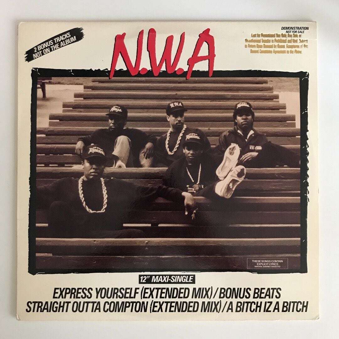 【在庫限り】 N.W.A - Express Yourself / Straight Outta Compton (Extended Mix) (Promo) ラップ、ヒップホップ