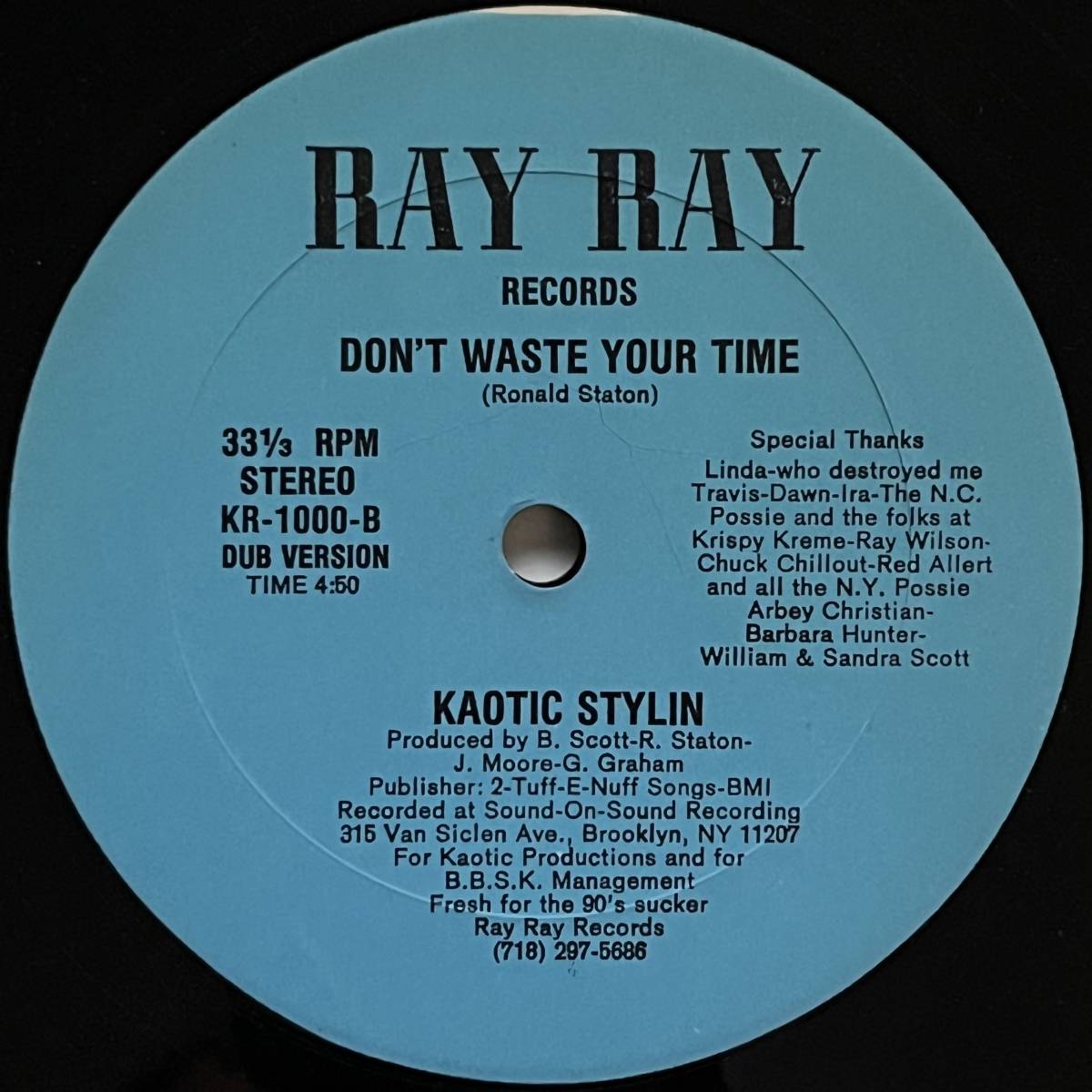 Kaotic Stylin - Don't Waste Your Time_画像2