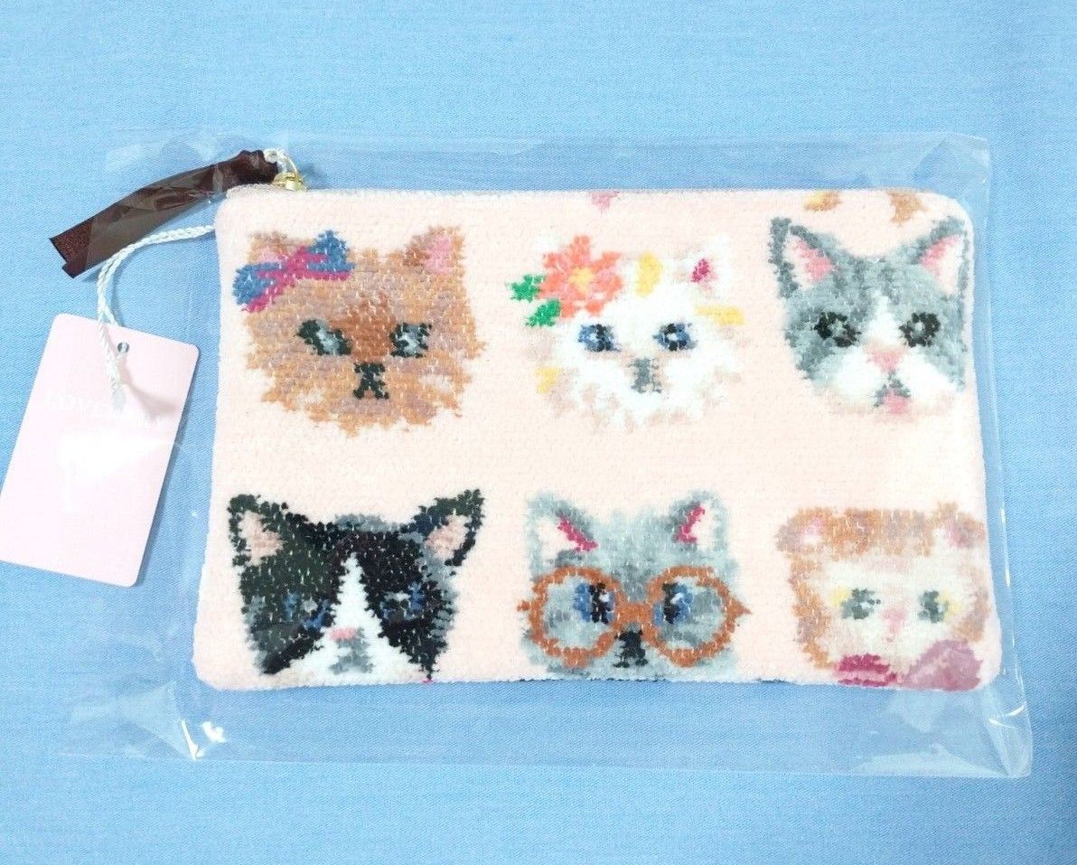 ♡新品未使用♡フェイラー♡ラブラリーキャッツ♡完売品♡フラット