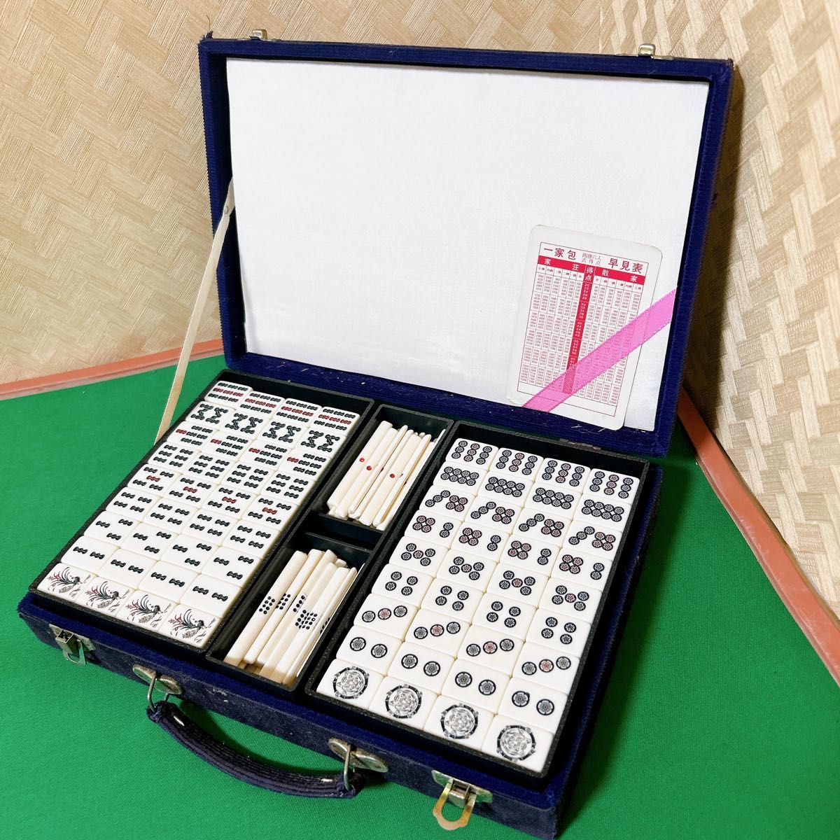 Yahoo!オークション - 昭和時代の麻雀牌 市川屋 虎牌 背緑 No.82 Yahoo!オークション - 昭和時代の麻雀牌 市川屋 虎牌 背緑 No.82
