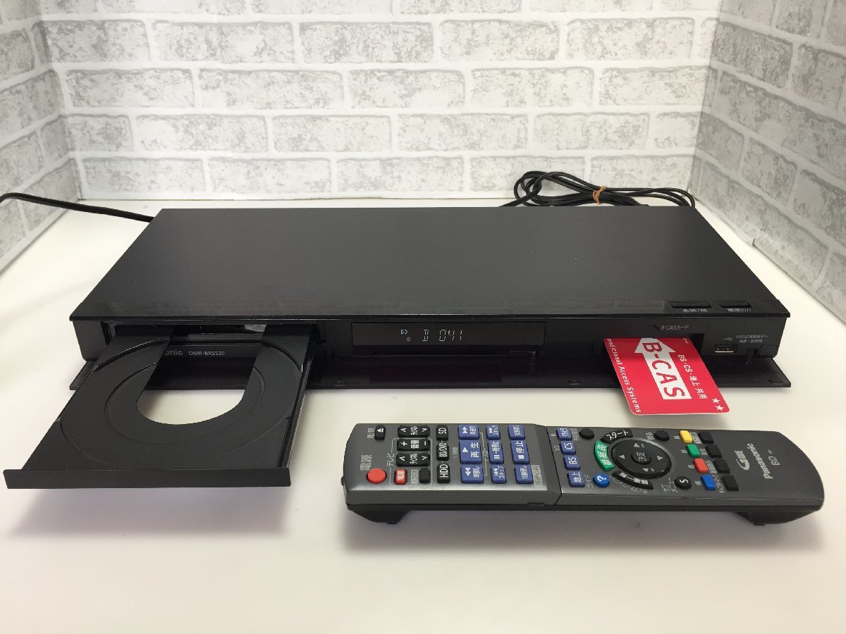 正規代理店 パナソニック 2017年製 BDレコーダー DMR-BRS520 中古品