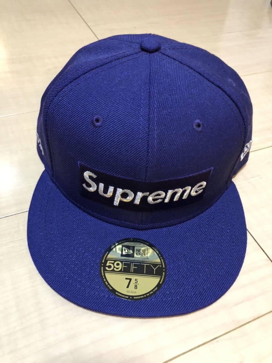 Supreme $1M Metallic Box Logo New Era Purple シュプリーム