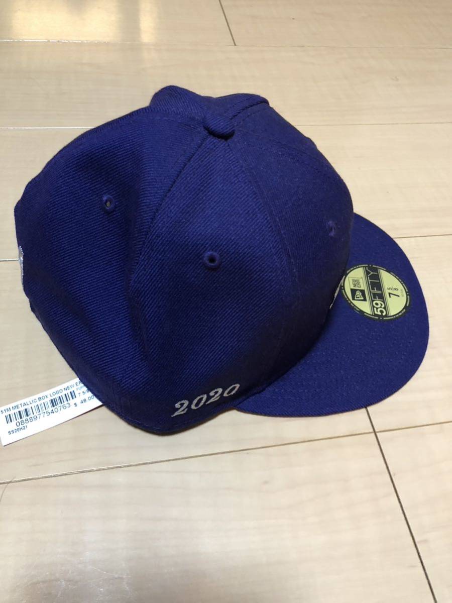 Supreme $1M Metallic Box Logo New Era Purple シュプリーム