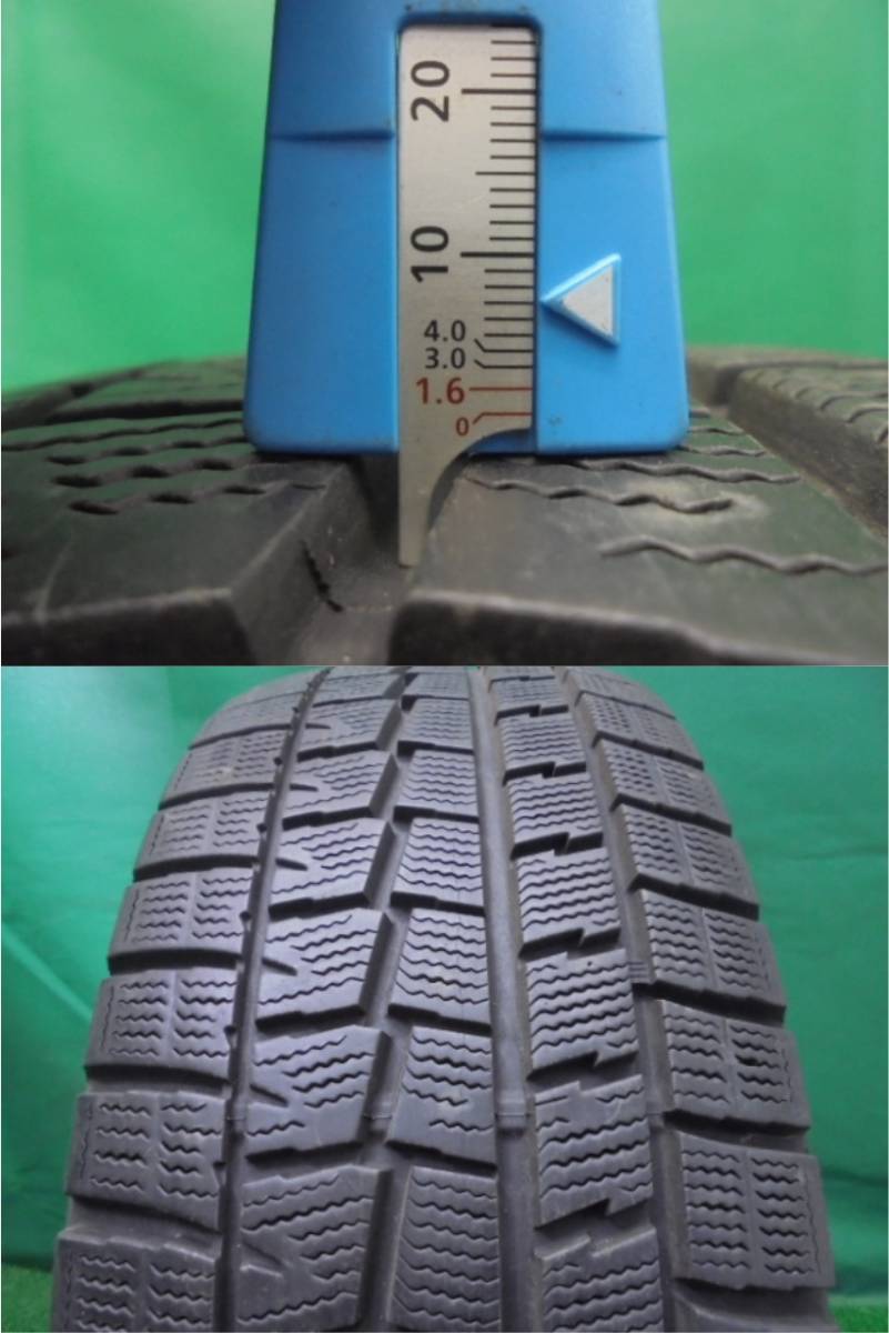 f47◆ダンロップ ウィンターマックス スタッドレス◆DUNLOP WINTERMAXX01 215/65R16 98Q M+S 中古冬タイヤ4本セット_画像7