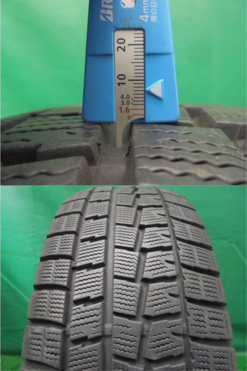 f47◆ダンロップ ウィンターマックス スタッドレス◆DUNLOP WINTERMAXX01 215/65R16 98Q M+S 中古冬タイヤ4本セット_画像9