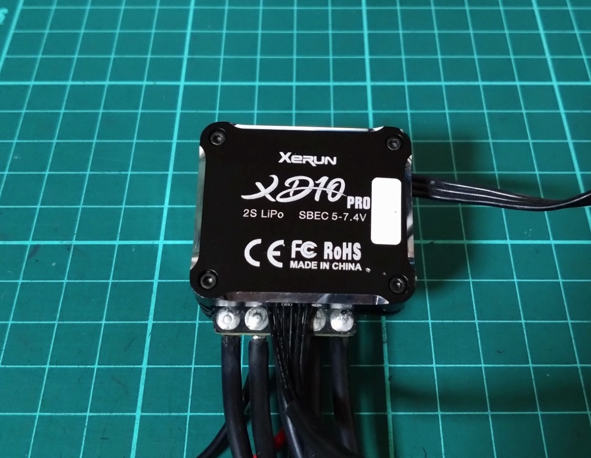 HOBBYWING XeRUN XD10 PRO 1/10用 ブラック ESC アンプ ホビーウイング