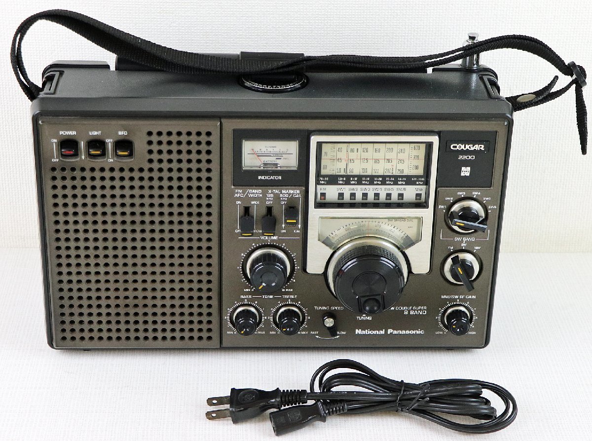 ナショナル Panasonic クーガー RF-2200 ジャンク - ラジオ