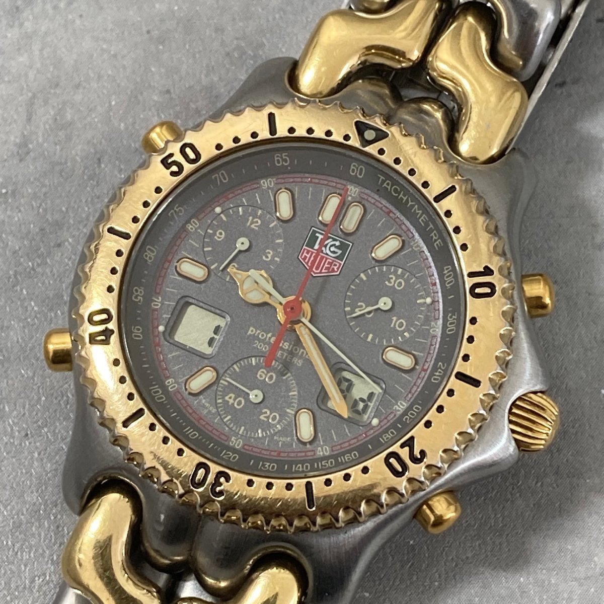 稼働品◇外観良品 ◇ タグホイヤー セル プロフェッショナル 200M